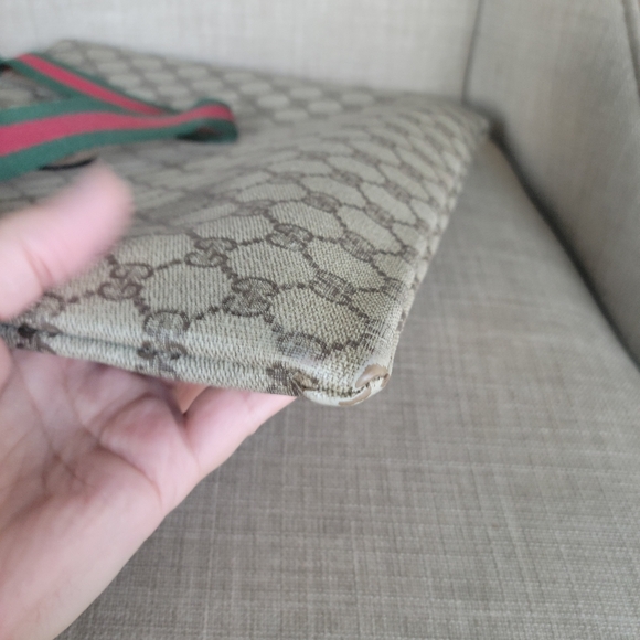 Authentic Gucci vintage GG canvas tote bag 003.261.1102 (D21) - Picture 8 of 13